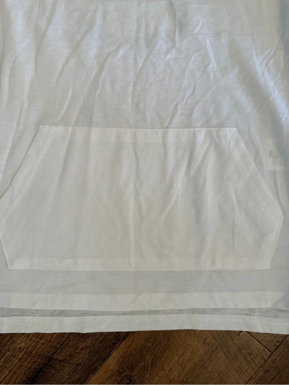 Under Armour Two-Tone Grey & White Short-Sleeve Hooded Top